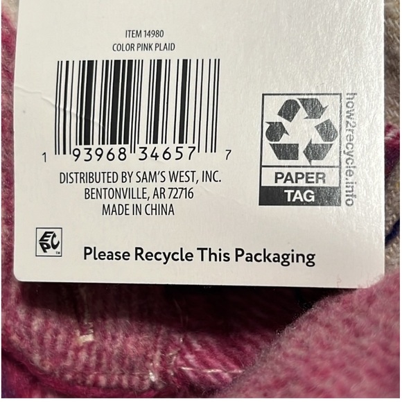 🩷💜💙🤍 NWT Members
Mark Pink Plaid Perfect Shacket (XL) Button Down Wool Blend - Picture 12 of 12